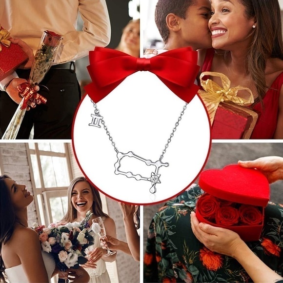 ⭐️cryslove Zodiac Sign Gemini Necklace⭐️ - Picture 5 of 8